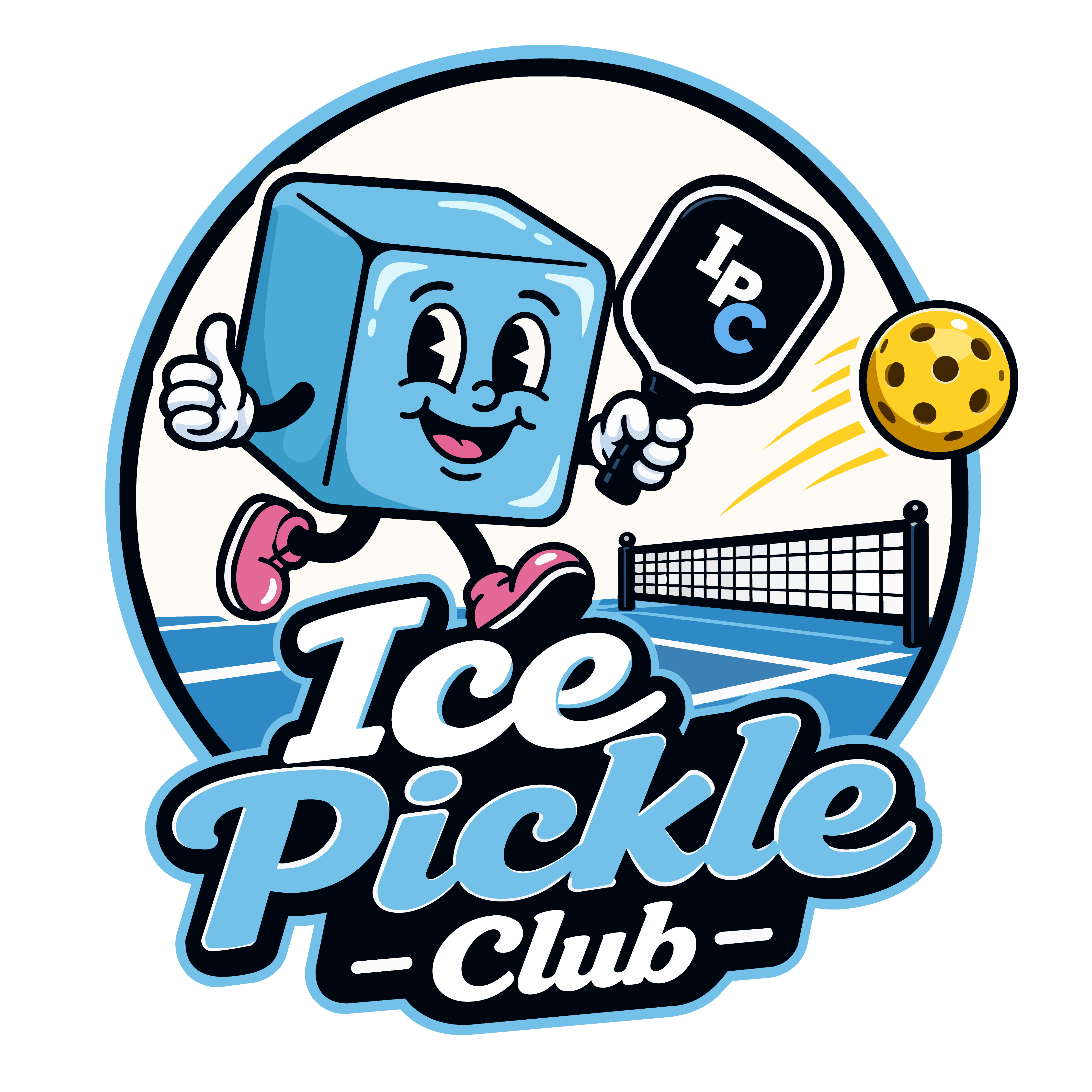 Ice Pickleball Club logo